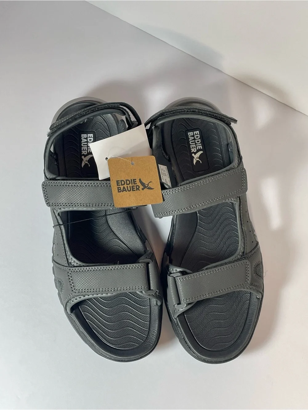 Eddie Bauer Men's Gray Adjustable Strap Outdoor Sandals 11M